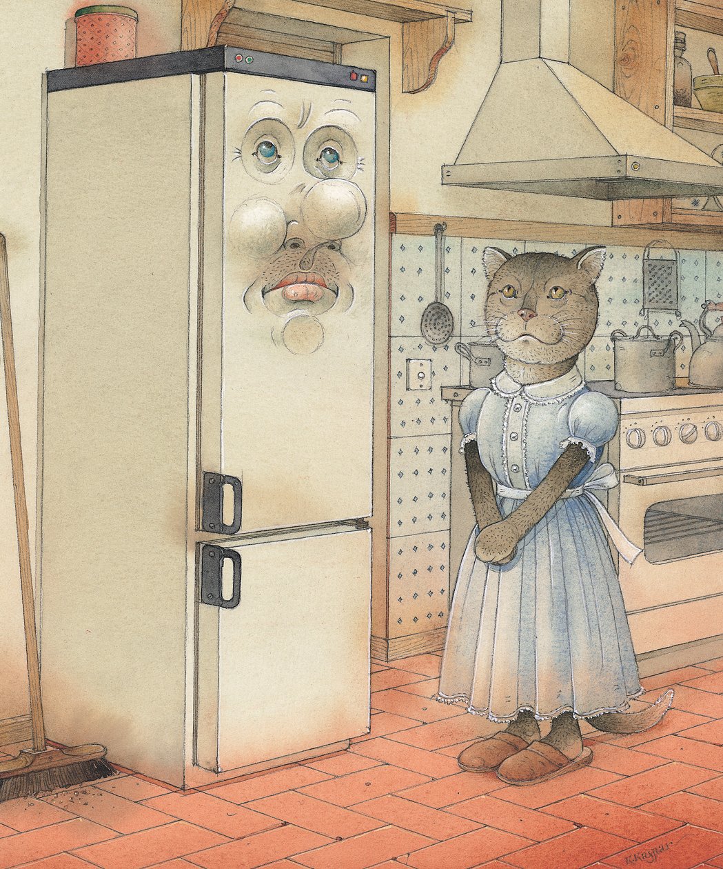 Love Story, 2003 (wc na papíře) od Kestutis Kasparavicius