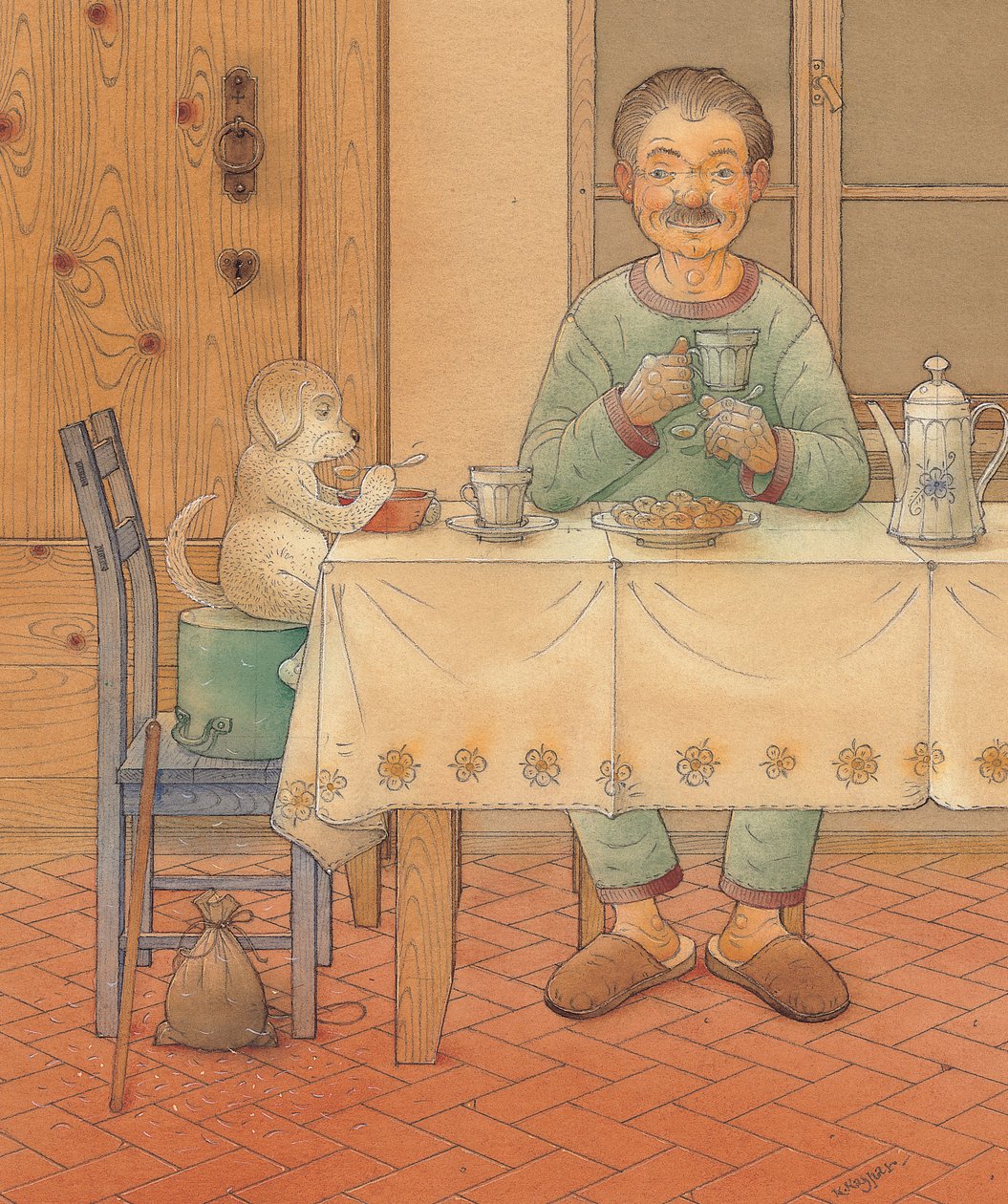Tajemný host, 2005 (wc na papíře) od Kestutis Kasparavicius