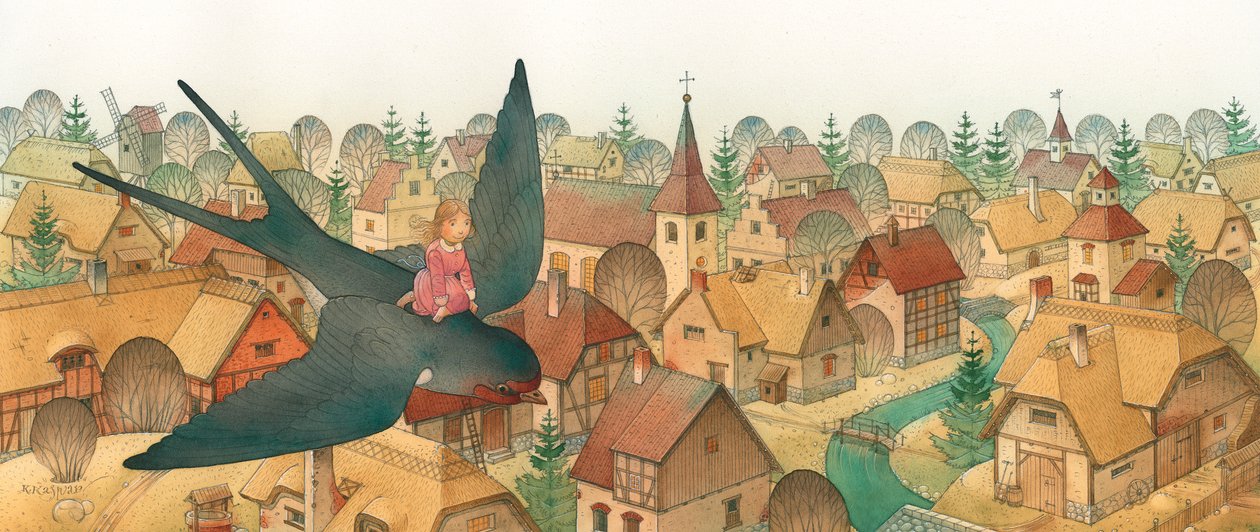Thumbelina 04, 2005 (wc na papíře) od Kestutis Kasparavicius