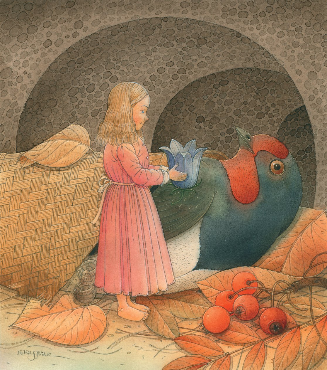 Thumbelina 11, 2005 (wc na papíře) od Kestutis Kasparavicius