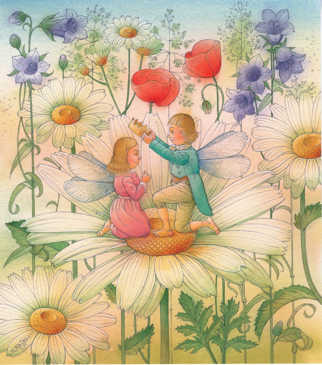 Thumbelina 15, 2005 (wc na papíře) od Kestutis Kasparavicius
