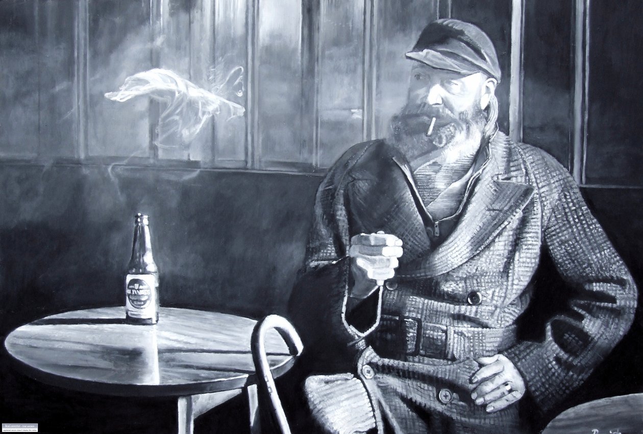 Captain Birdseye, 2008 (oleje) od Kevin Guild of Railway Artist Parrish