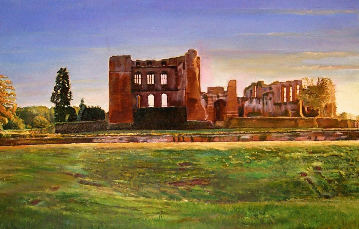 Kenilworth Castle Grandeur, 2008 od Kevin Guild of Railway Artist Parrish