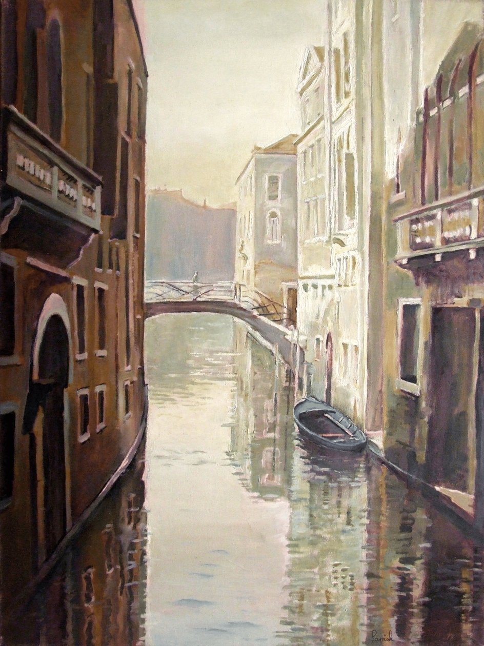 Benátský život od Kevin Guild of Railway Artist Parrish
