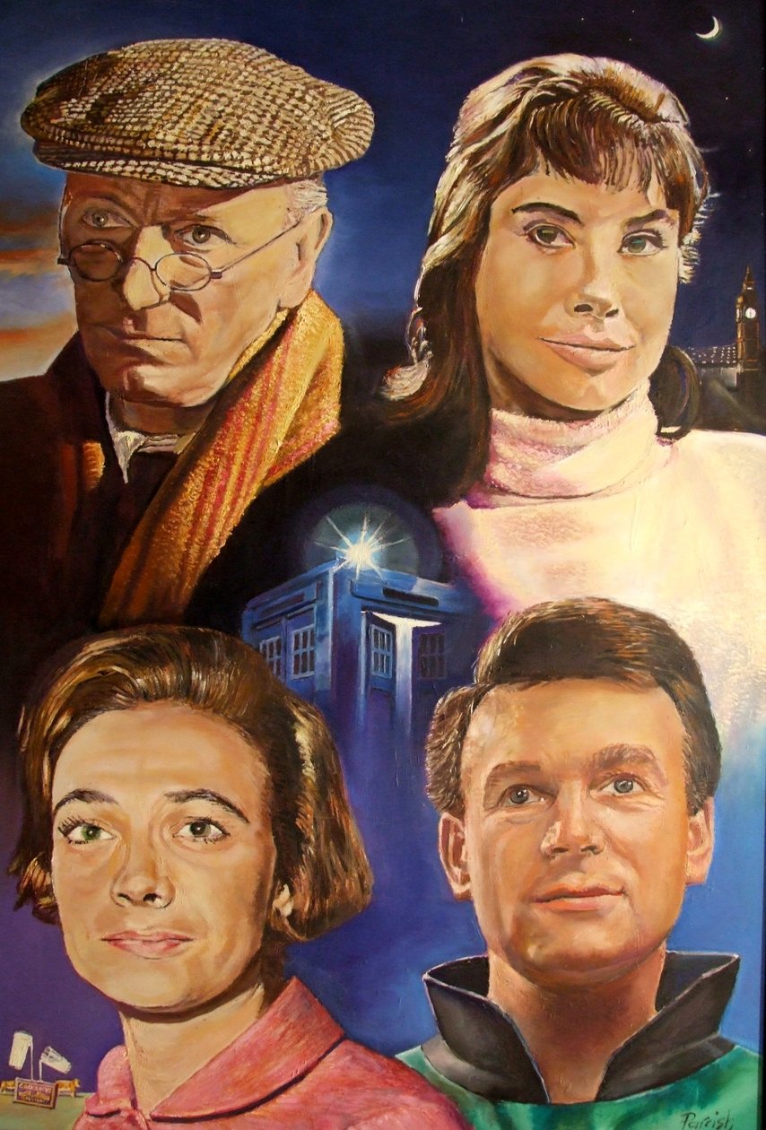 The Mythmaking Four (Dr Who), 2003 (malba) od Kevin Parrish