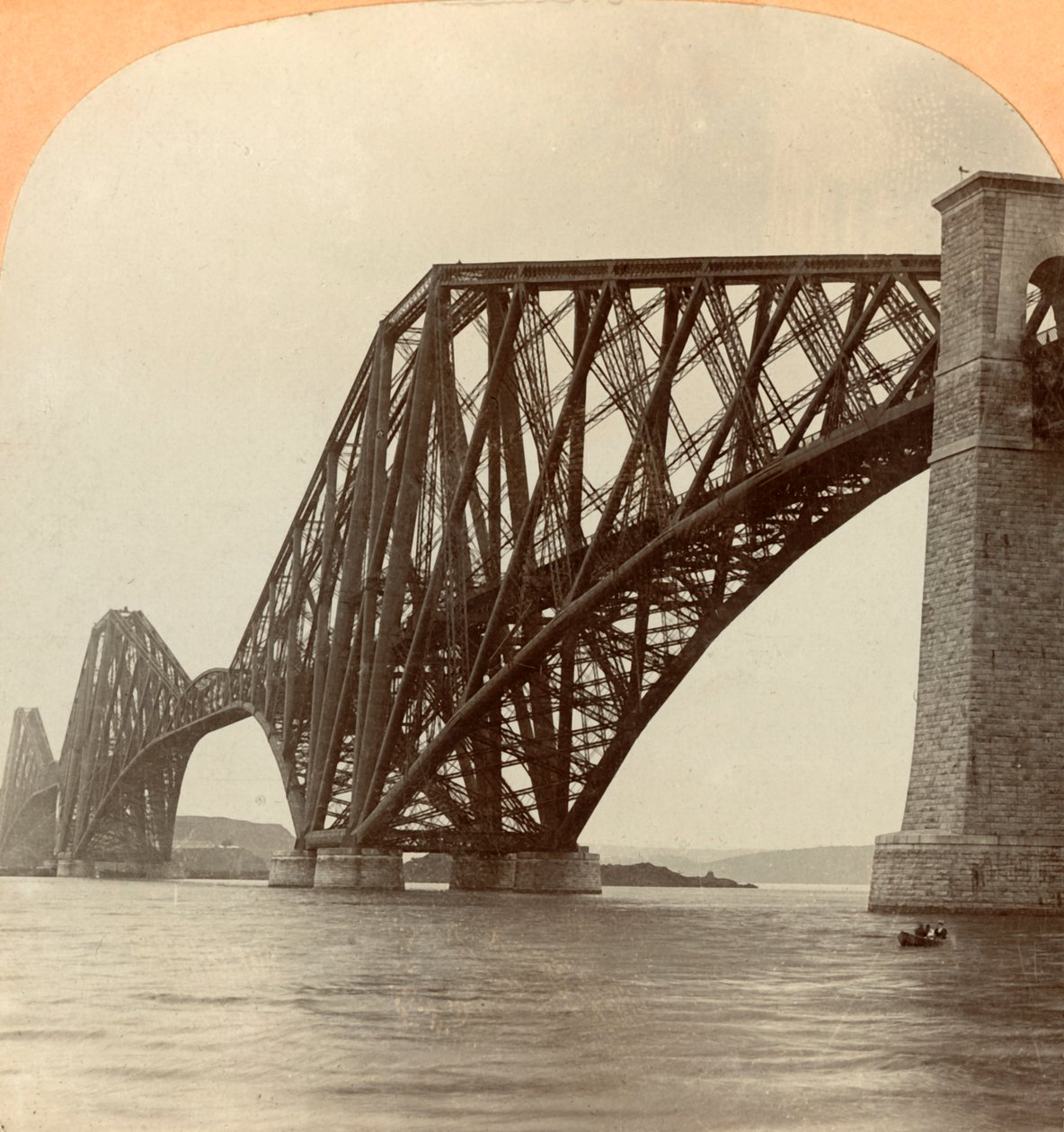 Forth Bridge, Skotsko, 1897. od Keystone View Company