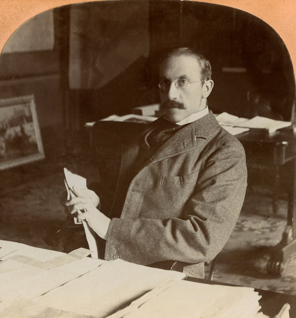 Sir Alfred Milner, britský státník, 1900. od Keystone View Company