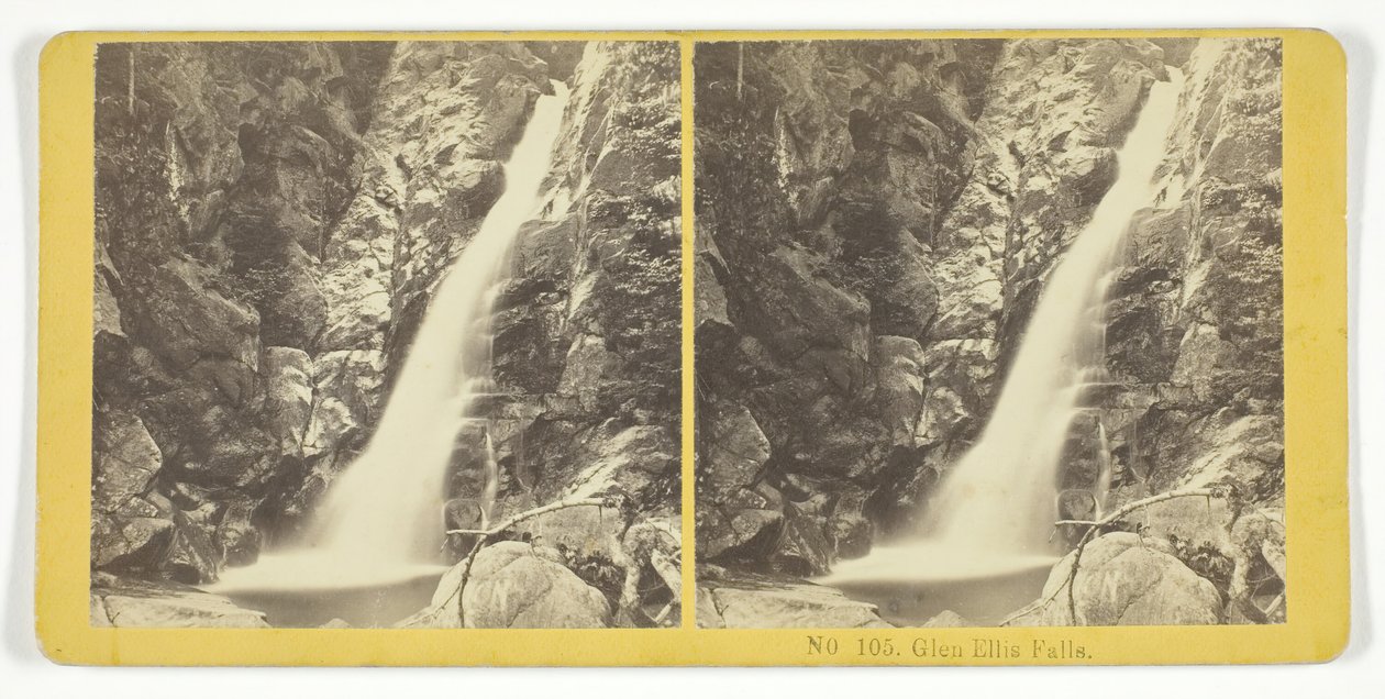Glen Ellis Falls, 185575. Tvůrci: Kilburn Brothers, BW Kilburn. od Kilburn Brothers, BW Kilburn
