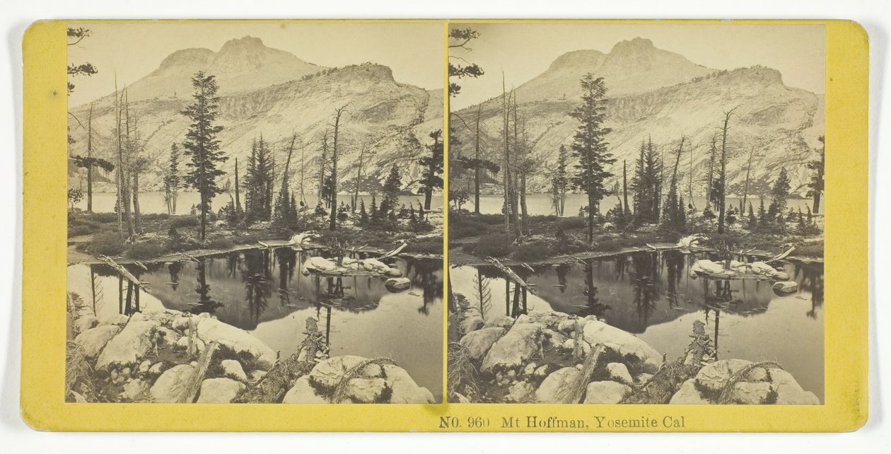 Mt. Hoffman, Yosemite, Cal., 185575. Tvůrci: Kilburn Brothers, BW Kilburn. od Kilburn Brothers, BW Kilburn