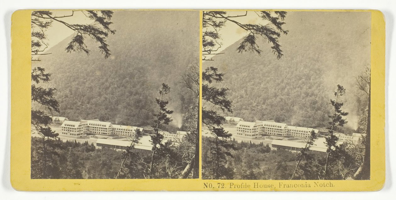 Profile House, Franconia Notch, 185575. Tvůrci: Kilburn Brothers, BW Kilburn. od Kilburn Brothers, BW Kilburn