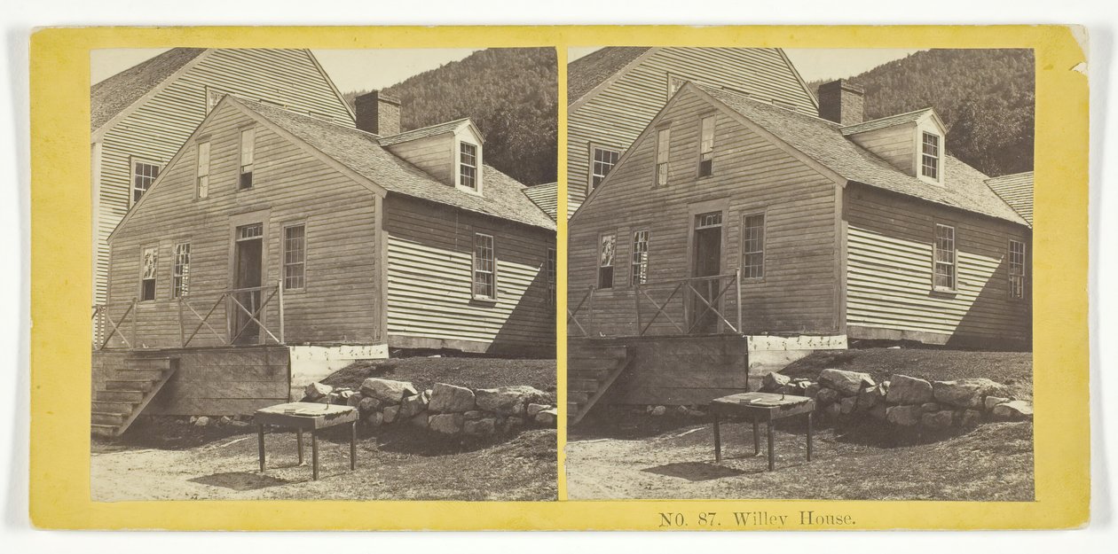 Willey House, 185575. Tvůrci: Kilburn Brothers, BW Kilburn. od Kilburn Brothers, BW Kilburn
