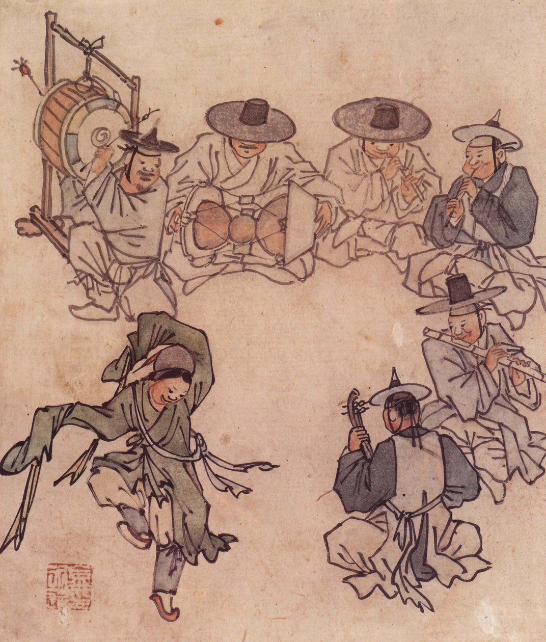 Tančící chlapec od Kim Hong Do
