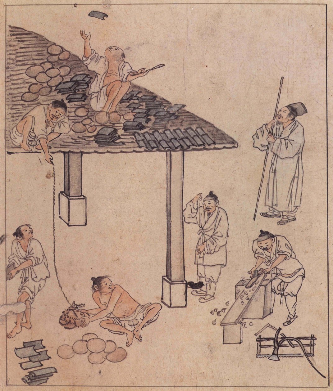 Obklady giwa od Kim Hong-Do