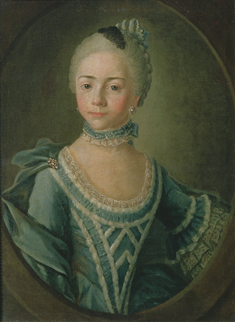 Portrét hraběnky Sophie Matiuskina (1755-1796), 1763 od Kirill Inanovich Golovachevsky