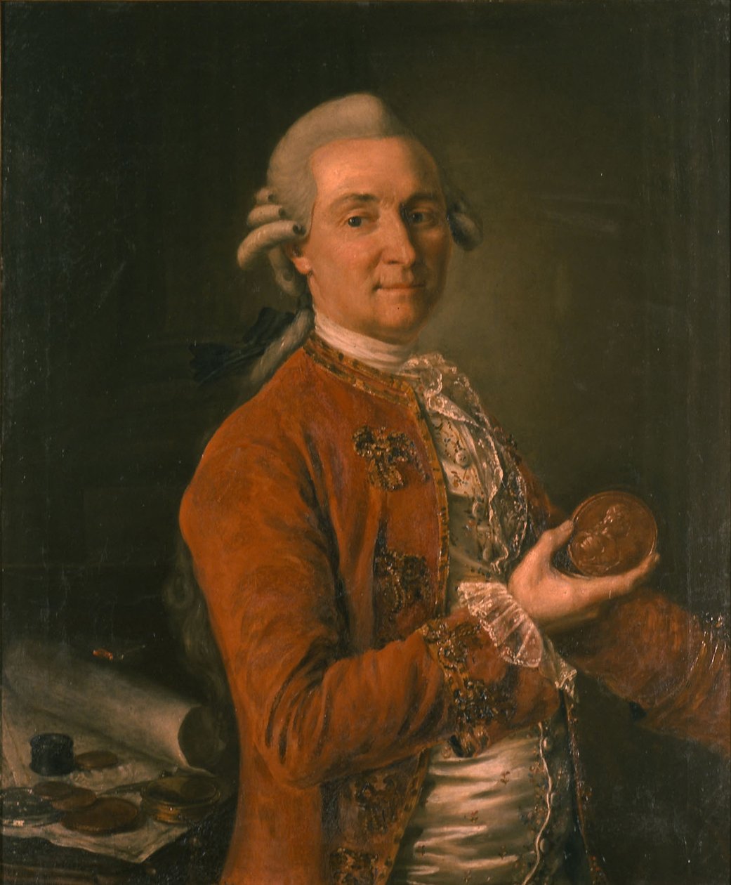 Portrét Georga Thomase von Asch 1729-1807, 1780 od Kirill Ivanovich Golovachevsky