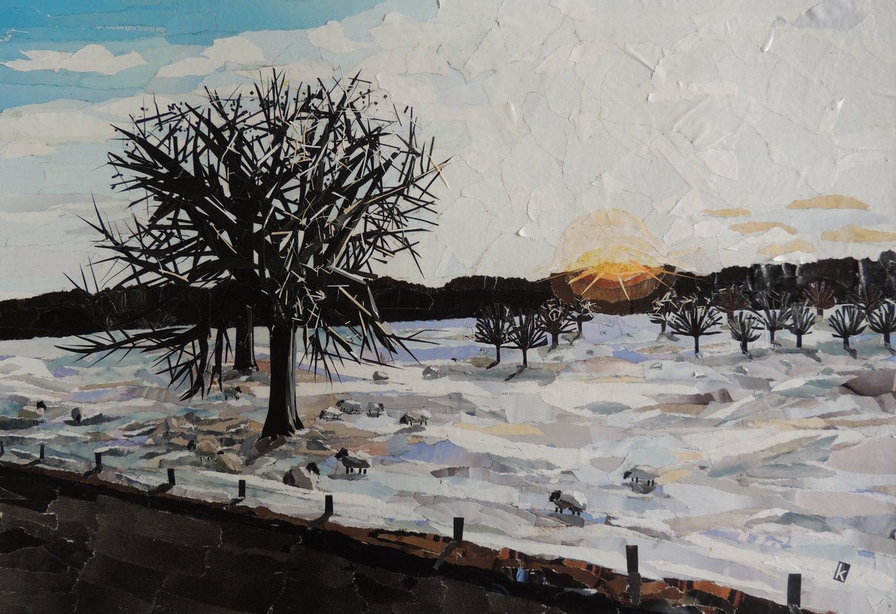 Zimní soumrak - Chatsworth Estate od Kirstie Adamson