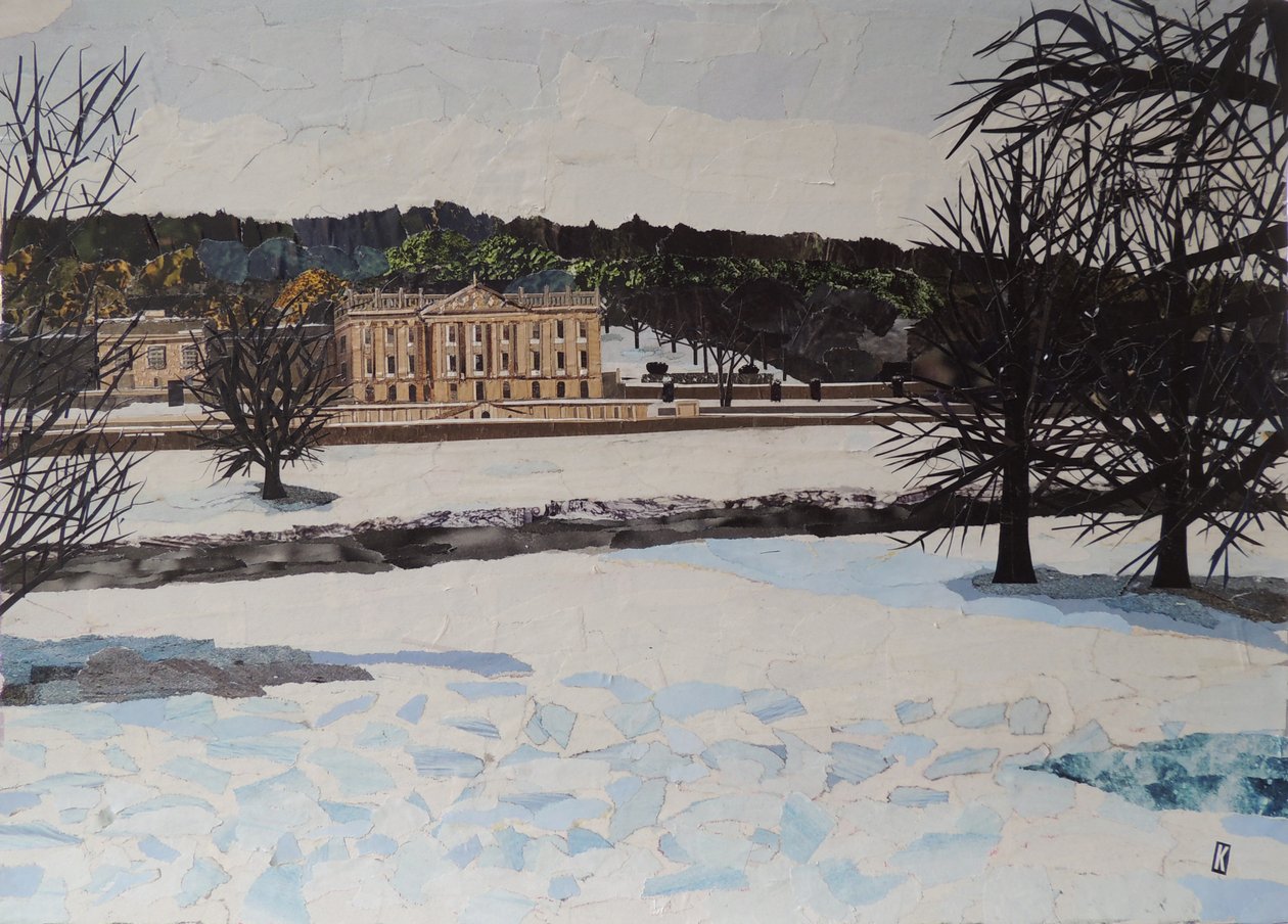 Chatsworth Ve sněhu od Kirstie Adamson
