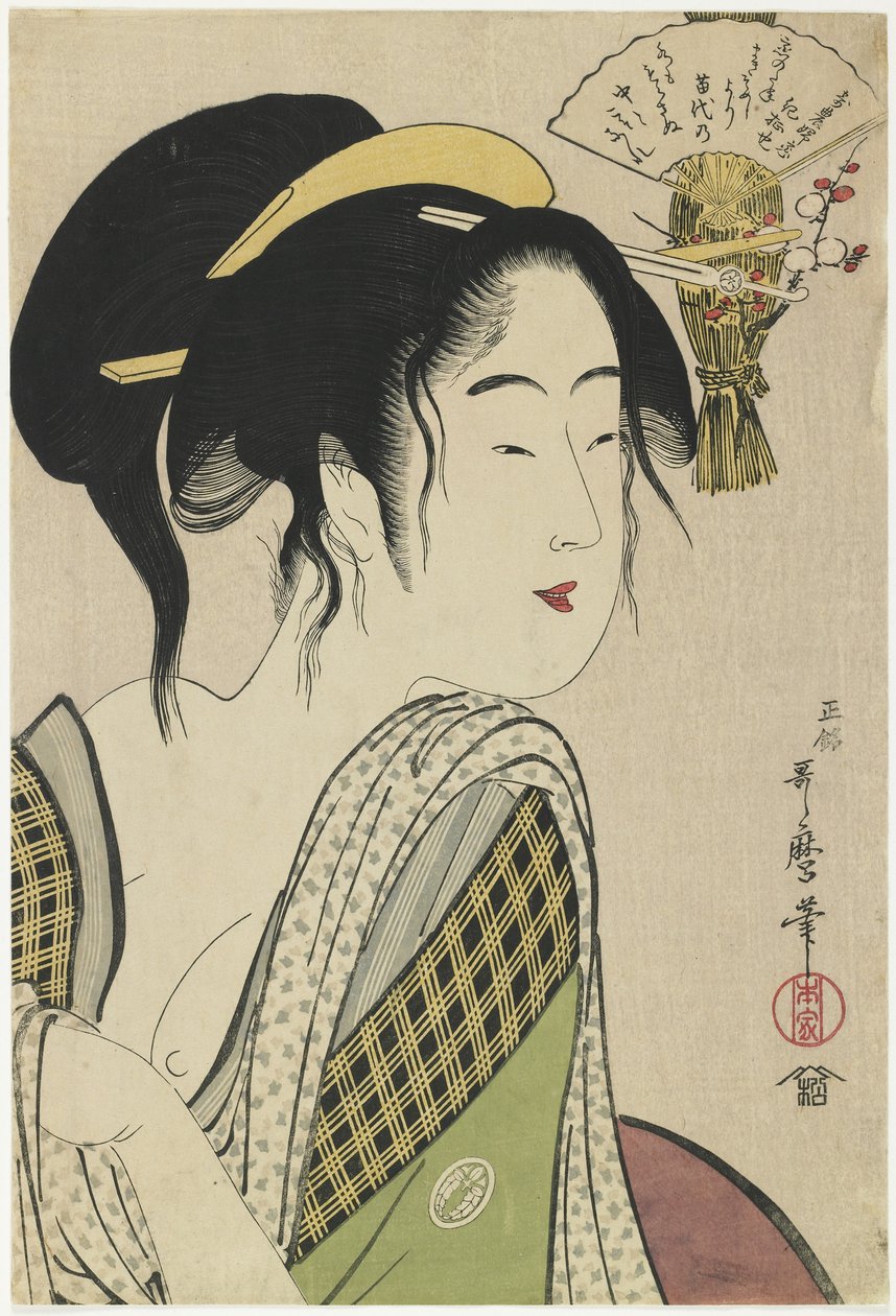 Láska k ženě farmáře, 1795-1796 od Kitagawa Utamaro