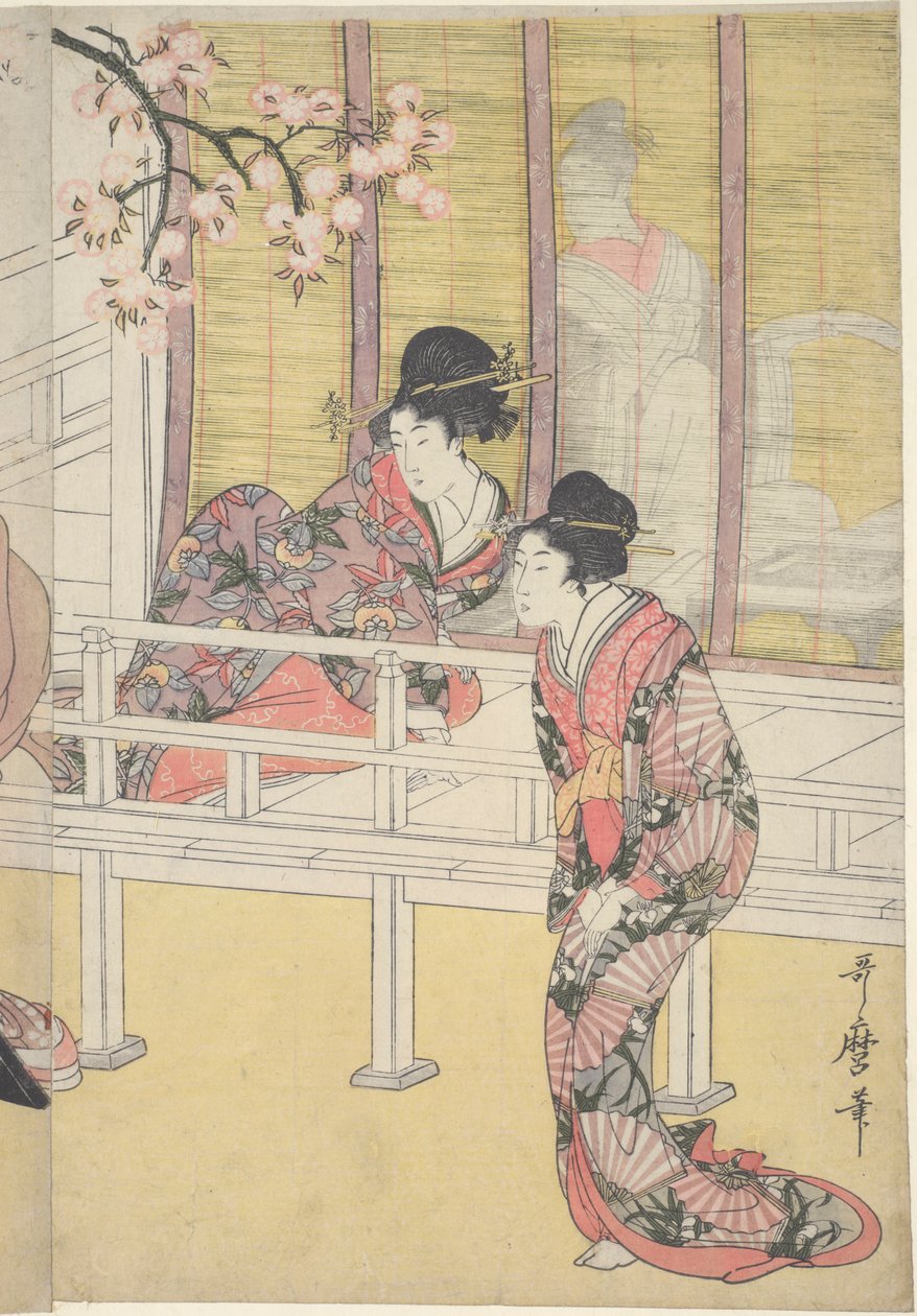 Princezna Aoi Cushing Upon 6 Princezna Joe od Kitagawa Utamaro