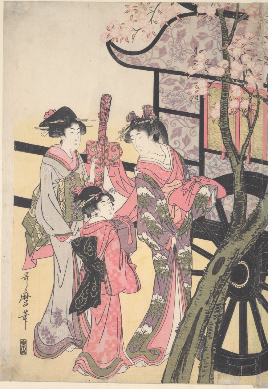 Aoi-Hime volá Rokujo-Hime od Kitagawa Utamaro