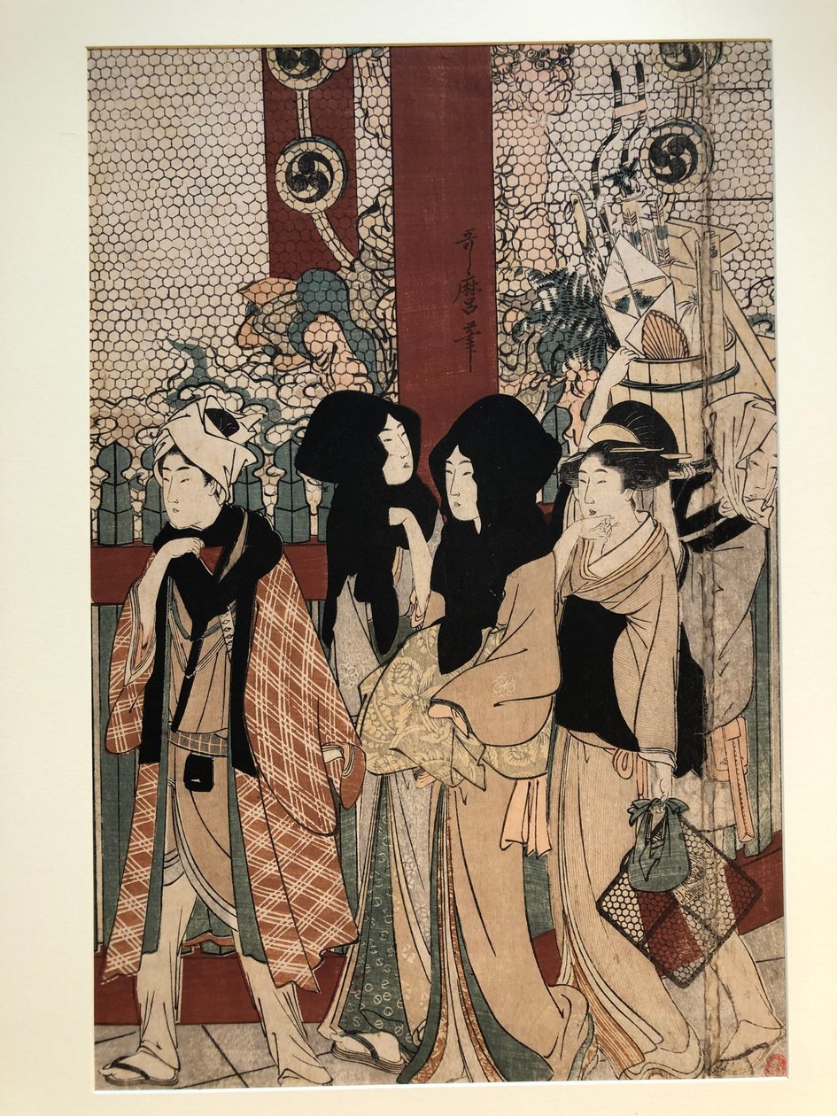 Chrám Asakusa od Kitagawa Utamaro
