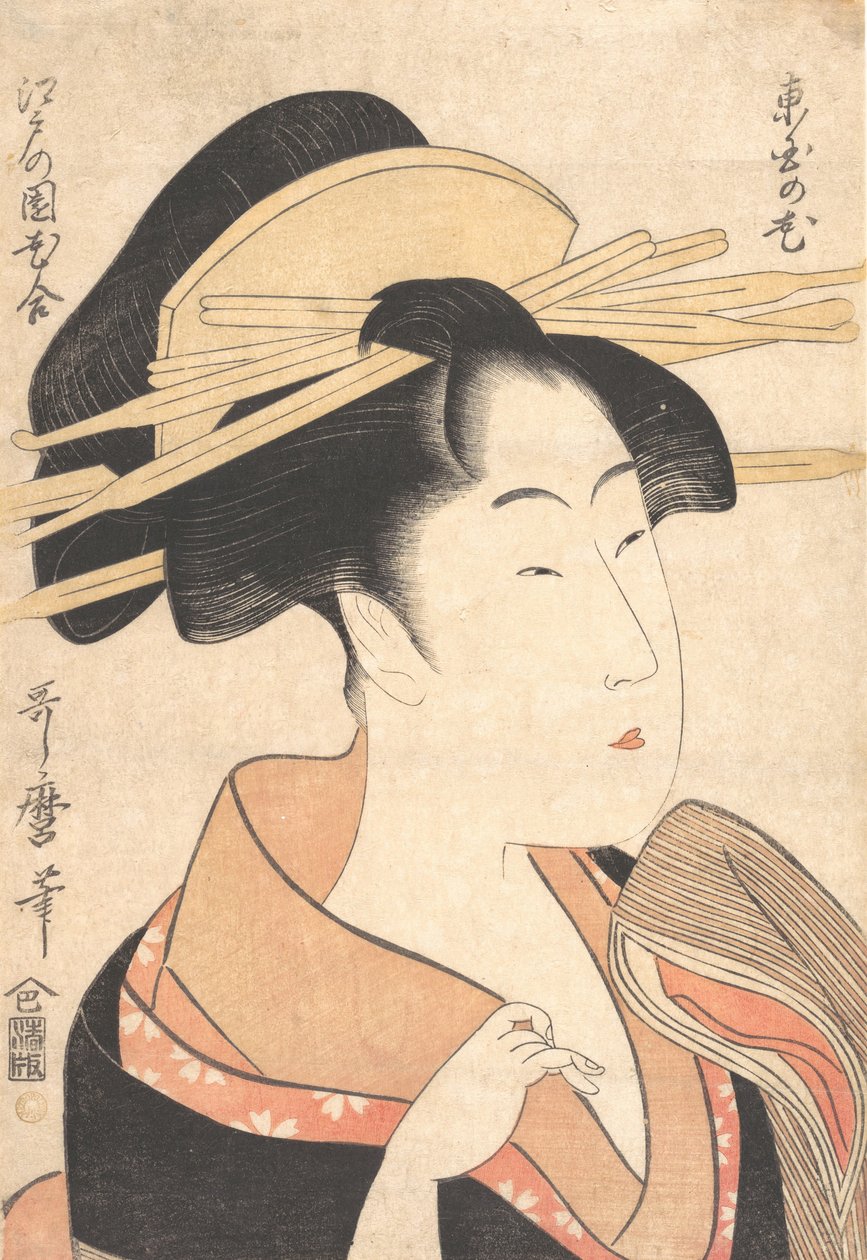 Květiny Azumaya? 1790. od Kitagawa Utamaro