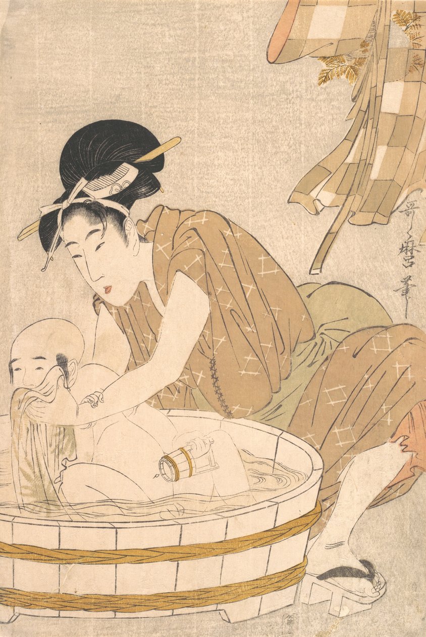 Místo, kde je zvonkohra rybí dřeň, že? 1801. od Kitagawa Utamaro