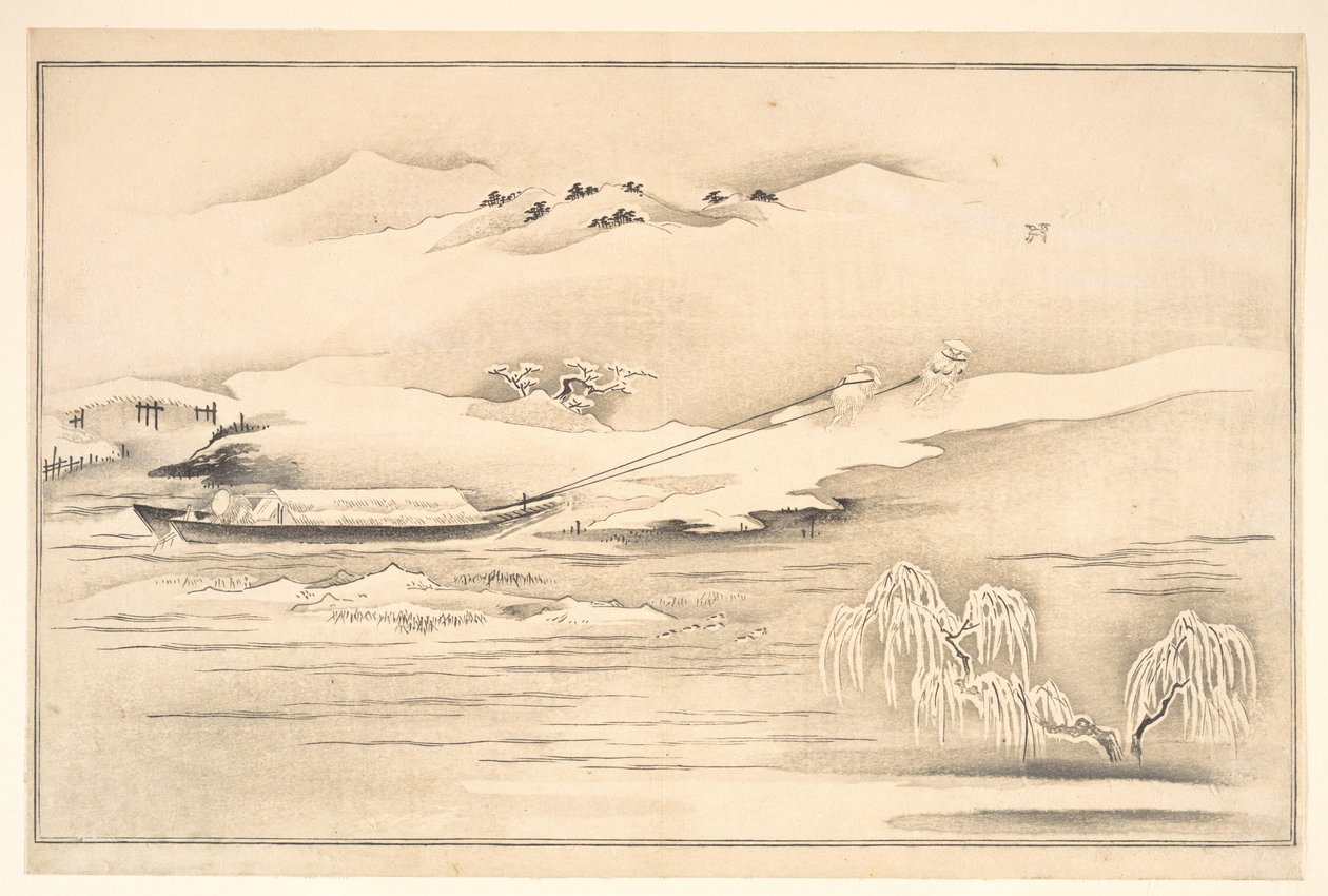 Kniha Ehon Ginsekai (Svět ve stříbře) od Kitagawa Utamaro