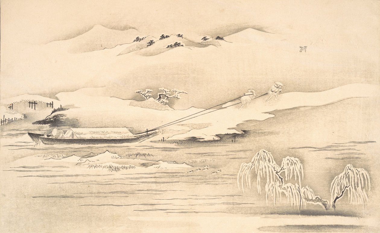 Kniha Ehon Ginsekai Svět ve stříbře, konec 18.-začátek 19. století. od Kitagawa Utamaro