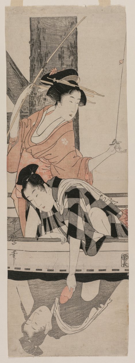 Pár ve člunu, c. 1799. od Kitagawa Utamaro