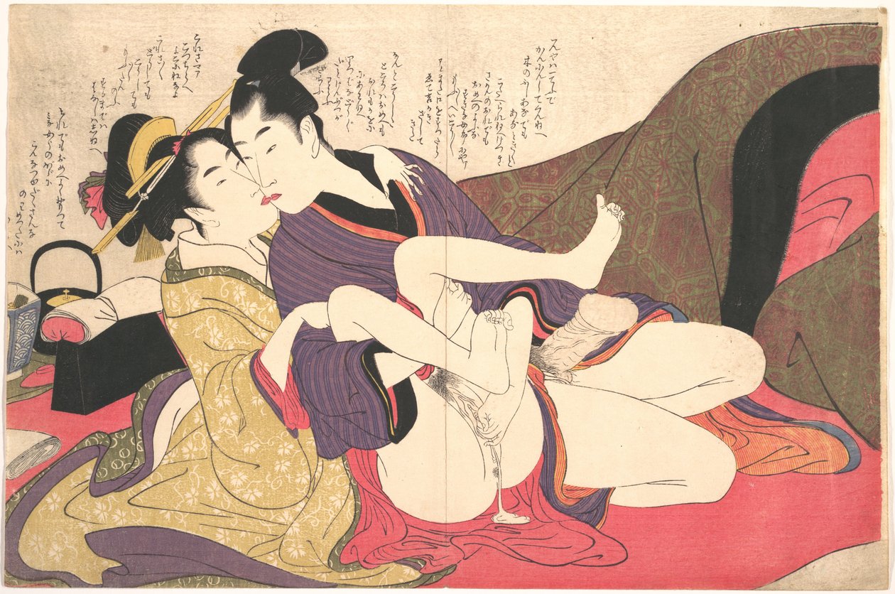Erotický tisk od Kitagawa Utamaro