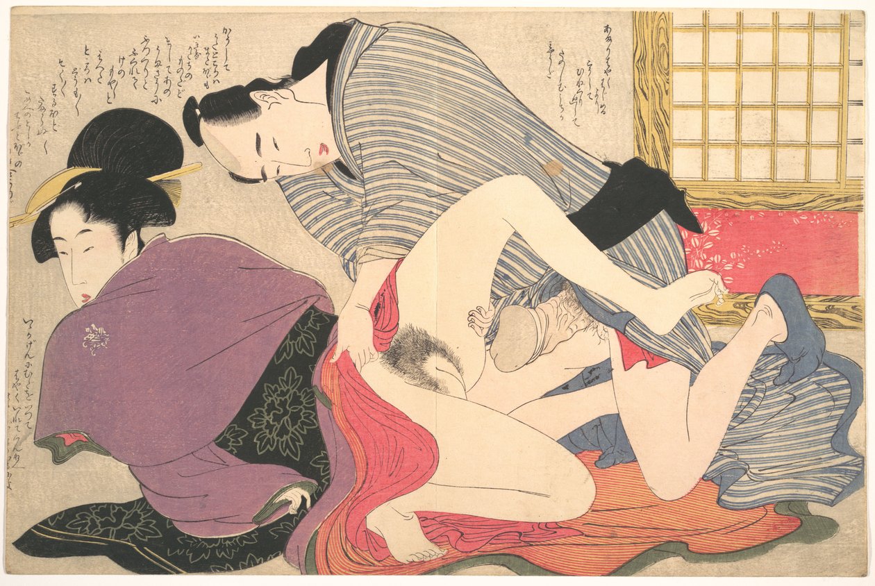 Erotický tisk od Kitagawa Utamaro