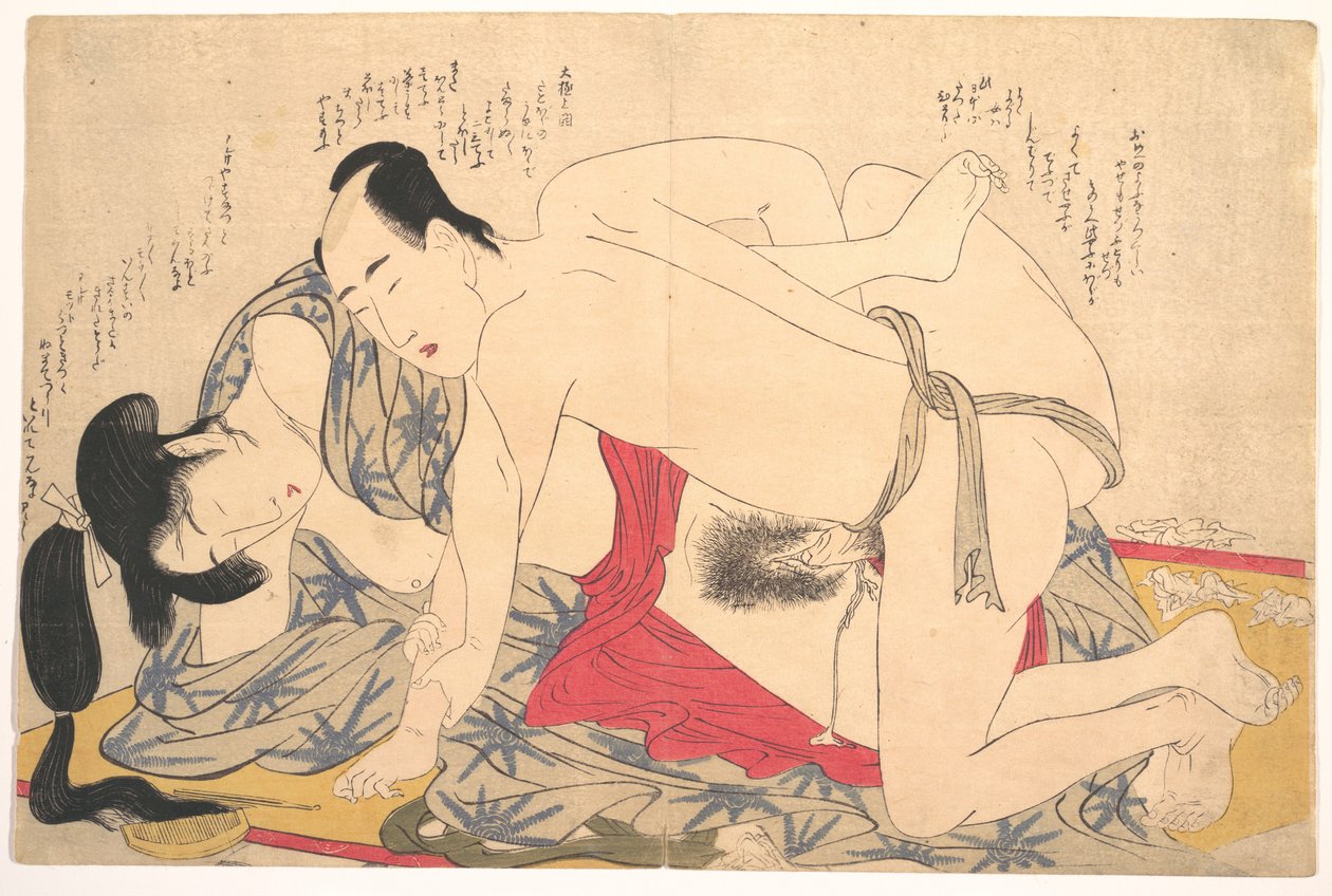 Erotický tisk od Kitagawa Utamaro