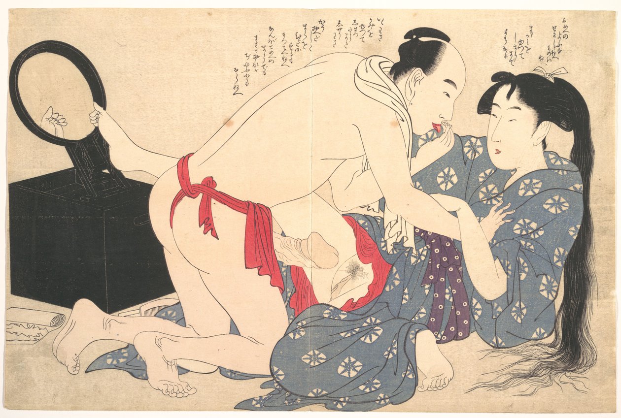 Erotický tisk od Kitagawa Utamaro
