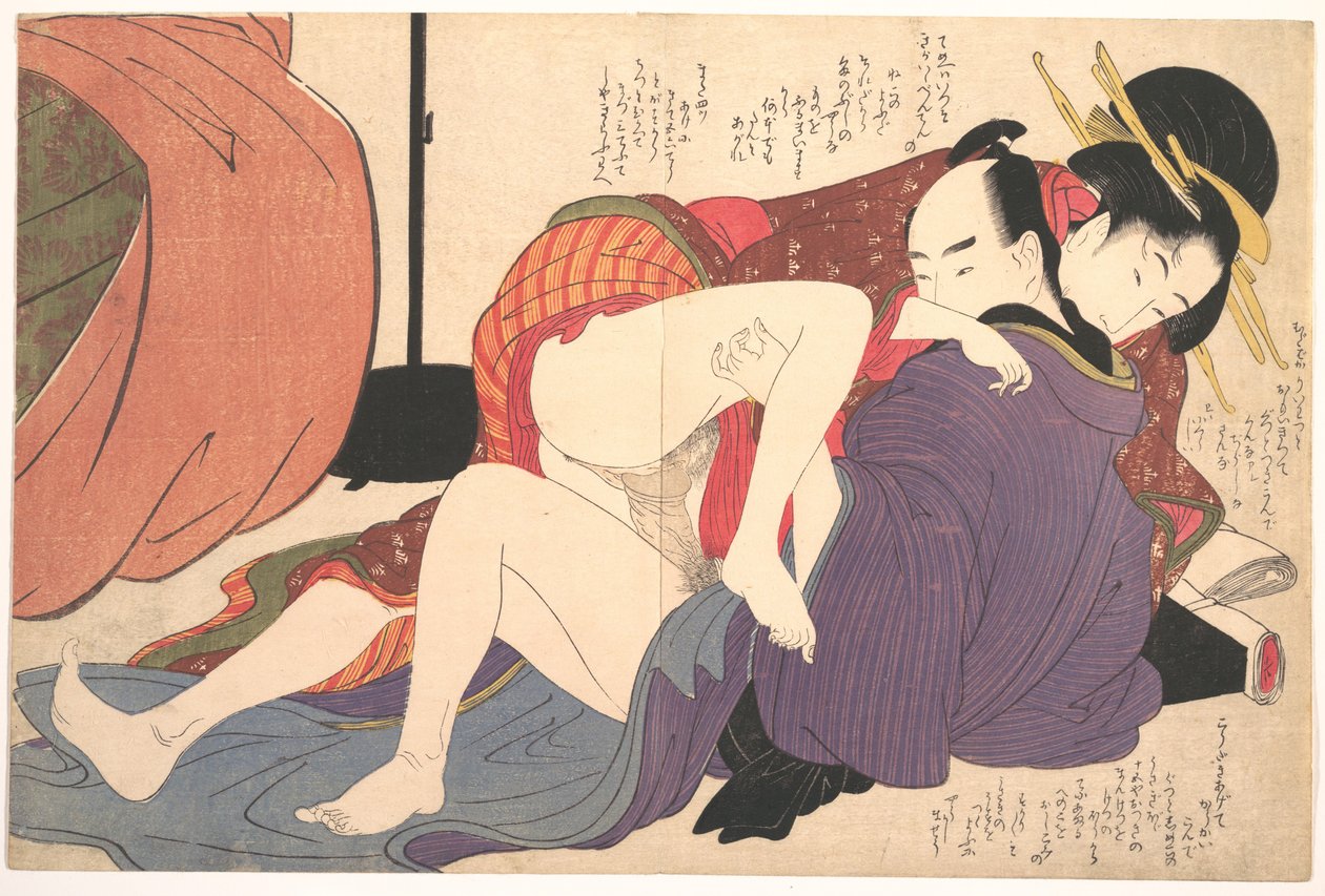 Erotický tisk od Kitagawa Utamaro
