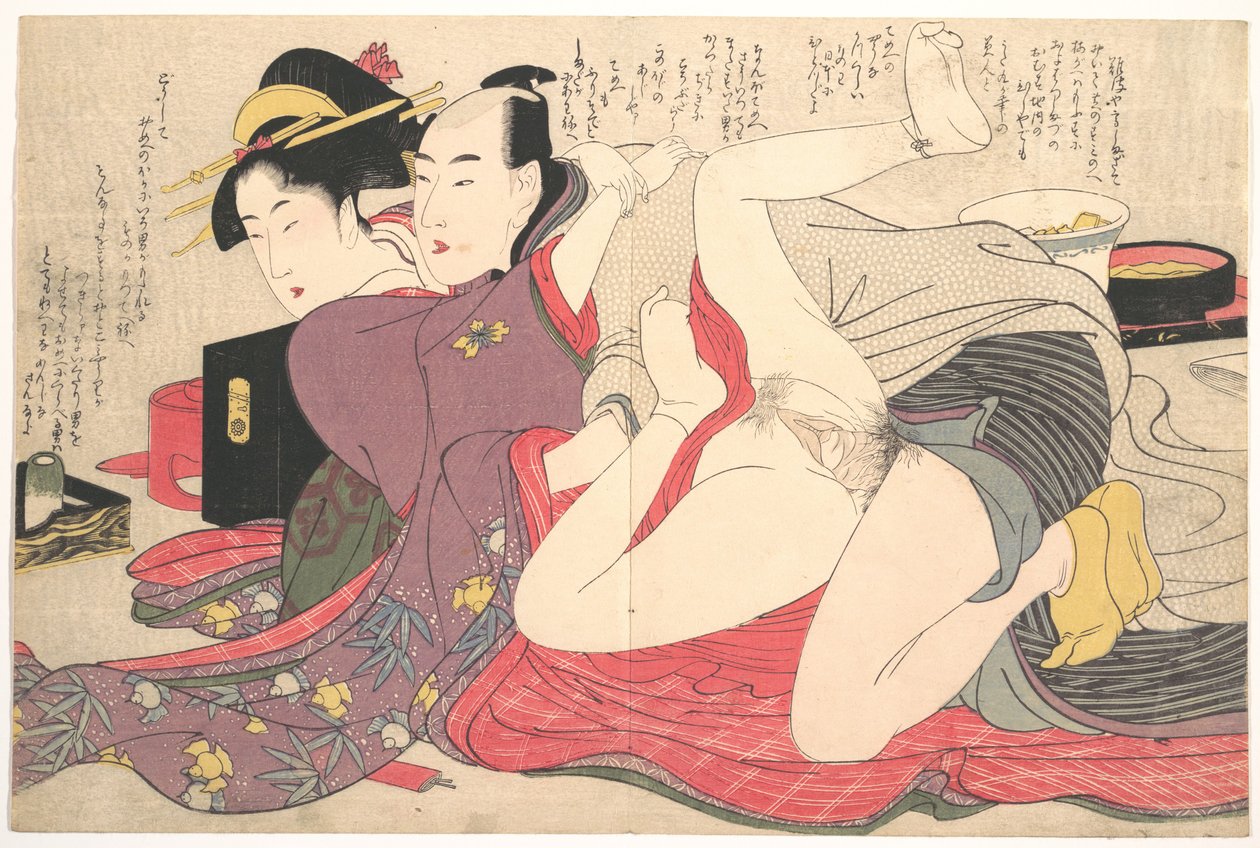 Erotický tisk od Kitagawa Utamaro