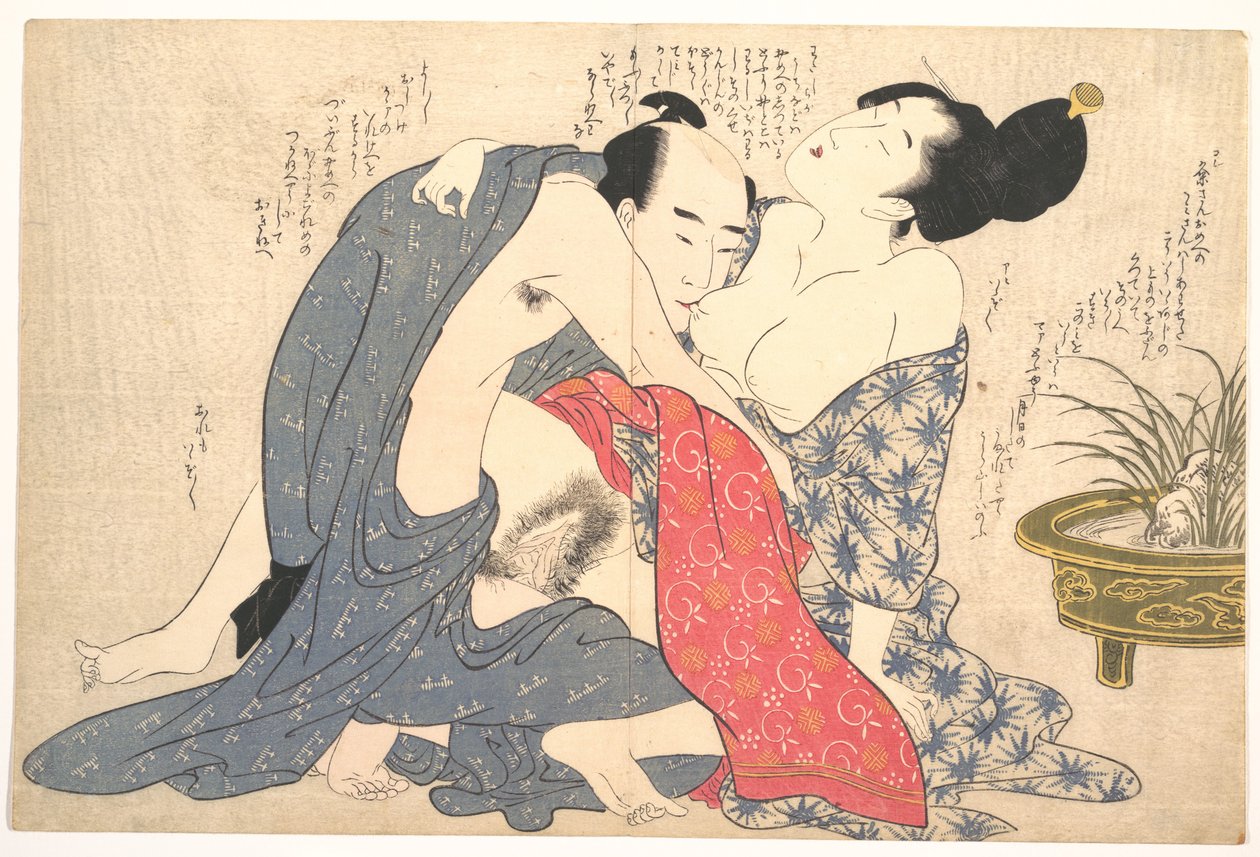 Erotický tisk od Kitagawa Utamaro