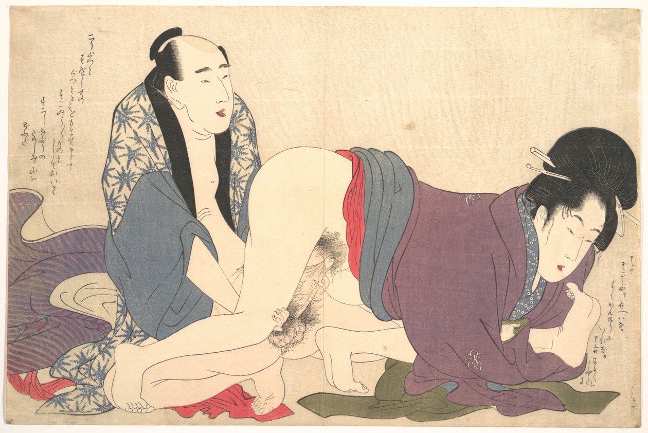 Erotický tisk od Kitagawa Utamaro