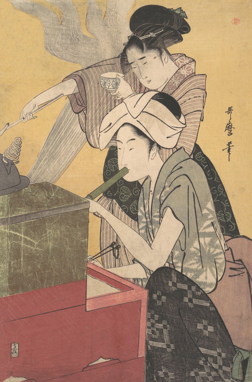 V kuchyni, ca. 1794-95. od Kitagawa Utamaro