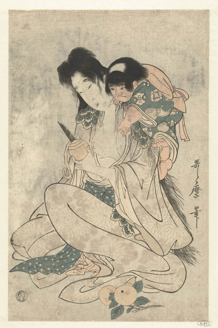 Kintoki Sono Yamauba od Kitagawa Utamaro