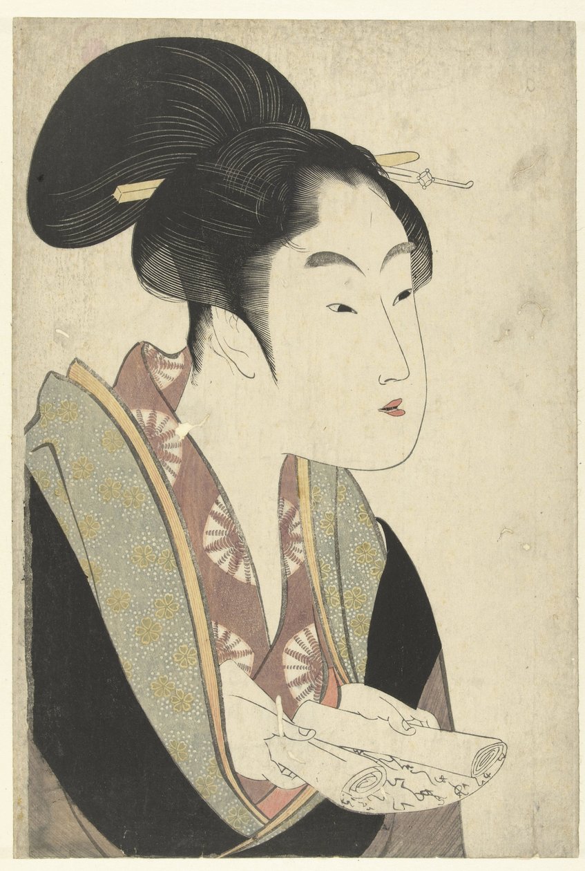 Láska, která se potkává každou noc Yogoto ni au koi Love Poems (název série) Kasen koi no bu (název série) od Kitagawa Utamaro