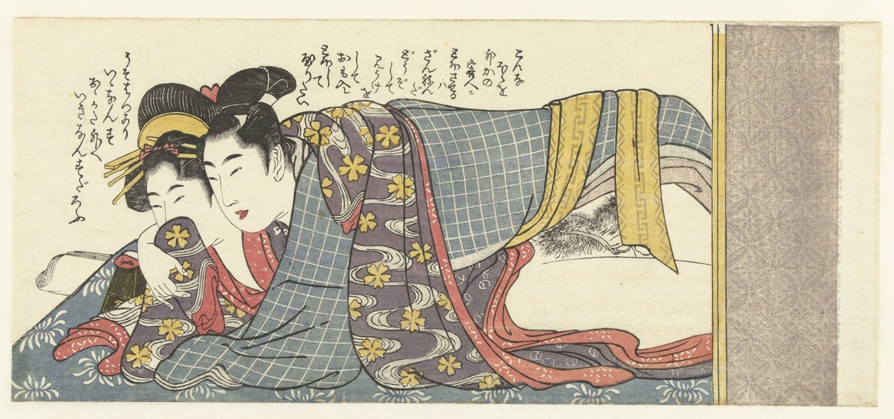 milující pár od Kitagawa Utamaro