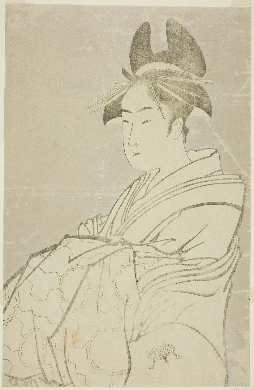 Miyabito f tee Ogiyo, věřte, že Tsubaki nápad vyšetřoval od Kitagawa Utamaro