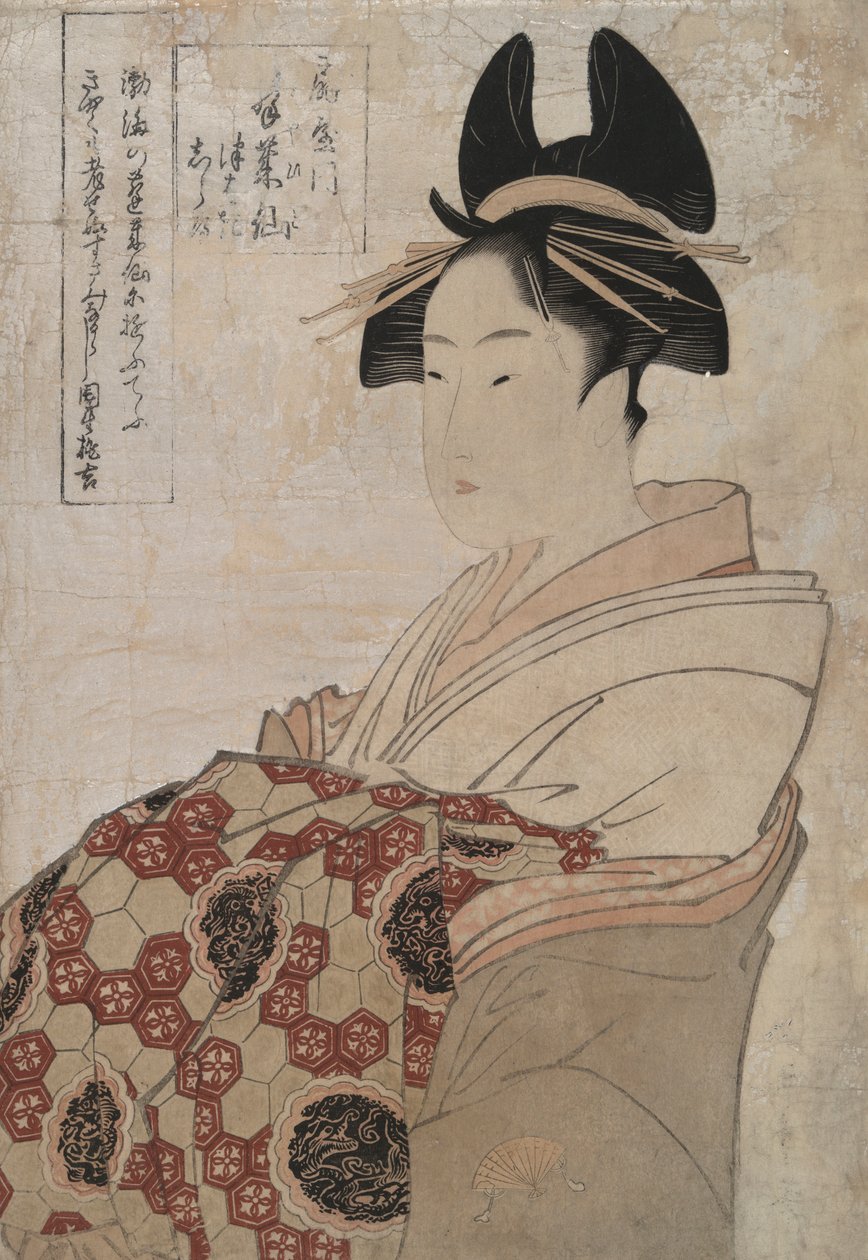 Miyahito z čajovny ?gi-ya od Kitagawa Utamaro