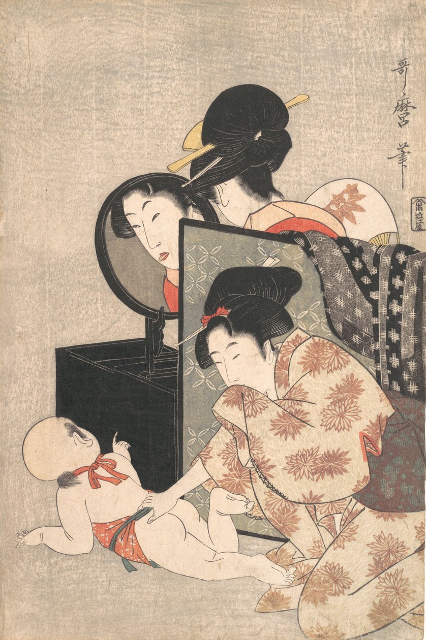 Matka a dítě, ca. 1793. od Kitagawa Utamaro
