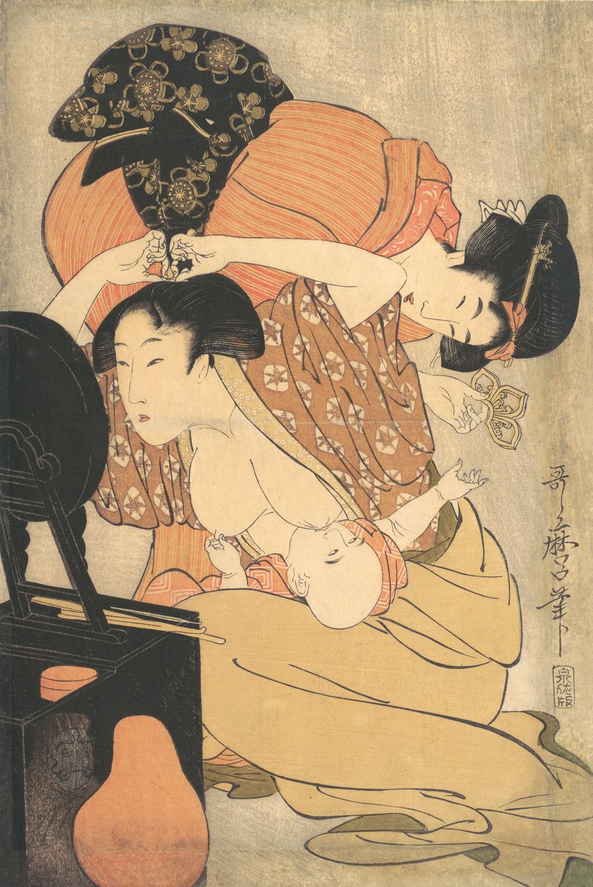 Matka a dítě, ca. 1793. od Kitagawa Utamaro