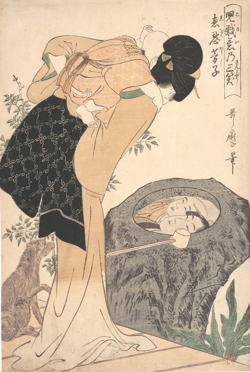 Matka a dítě, ca. 1800. od Kitagawa Utamaro