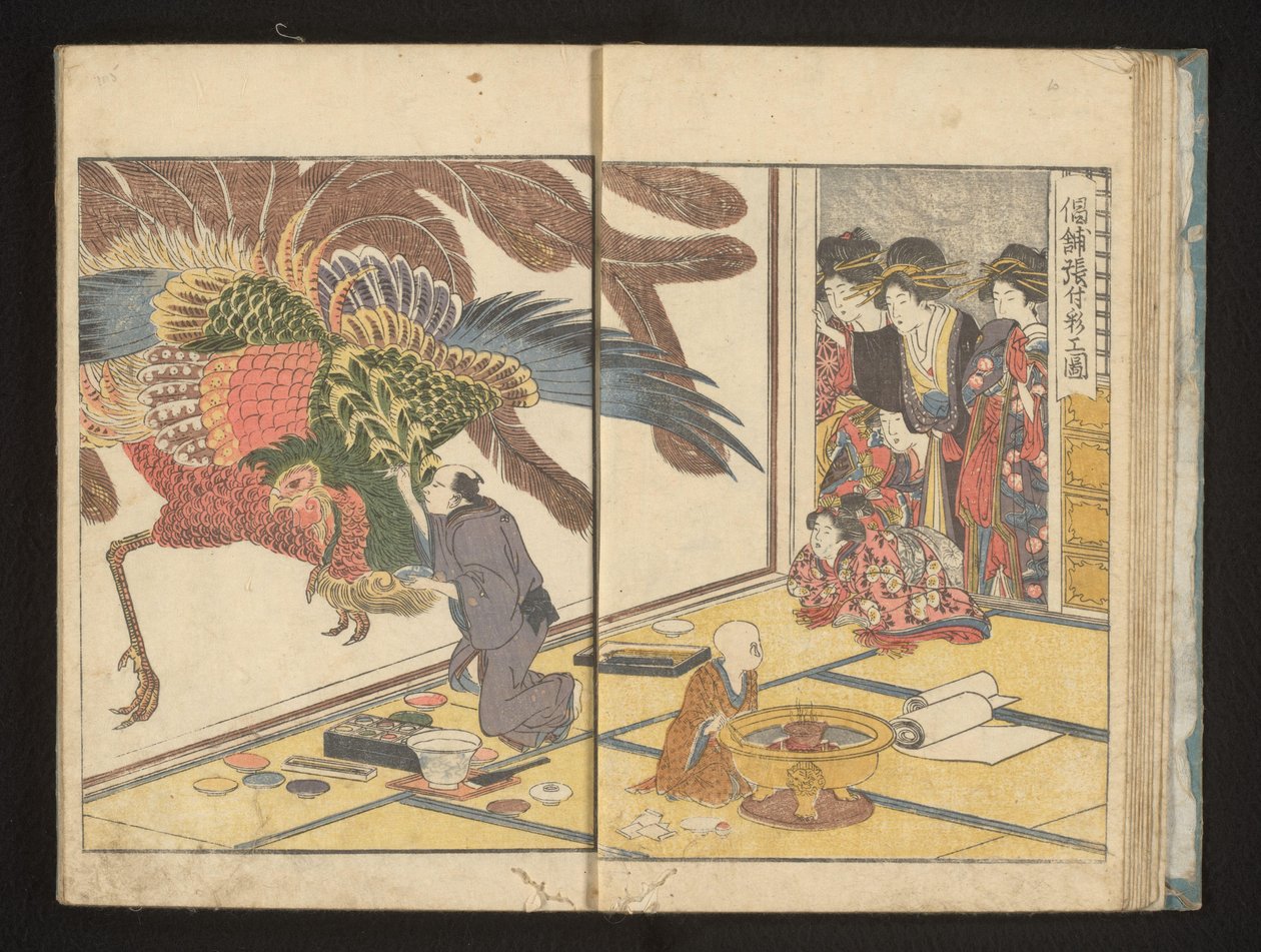Vytvořte nástěnnou malbu od Kitagawa Utamaro