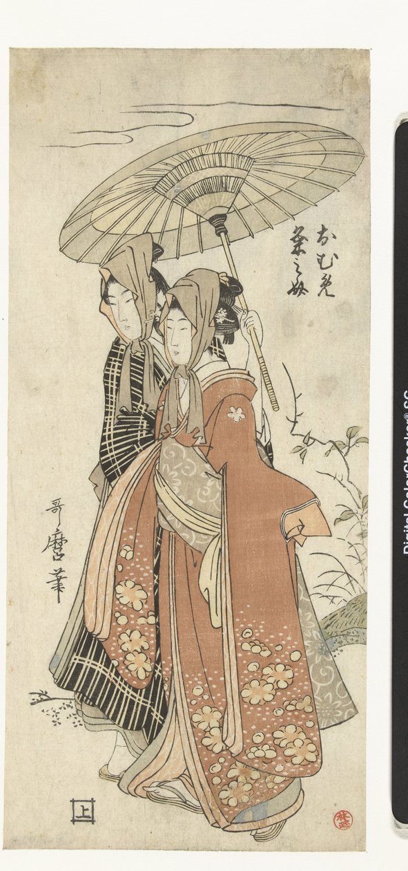 Oume En Kumenosuke Oume Kumenosuke od Kitagawa Utamaro