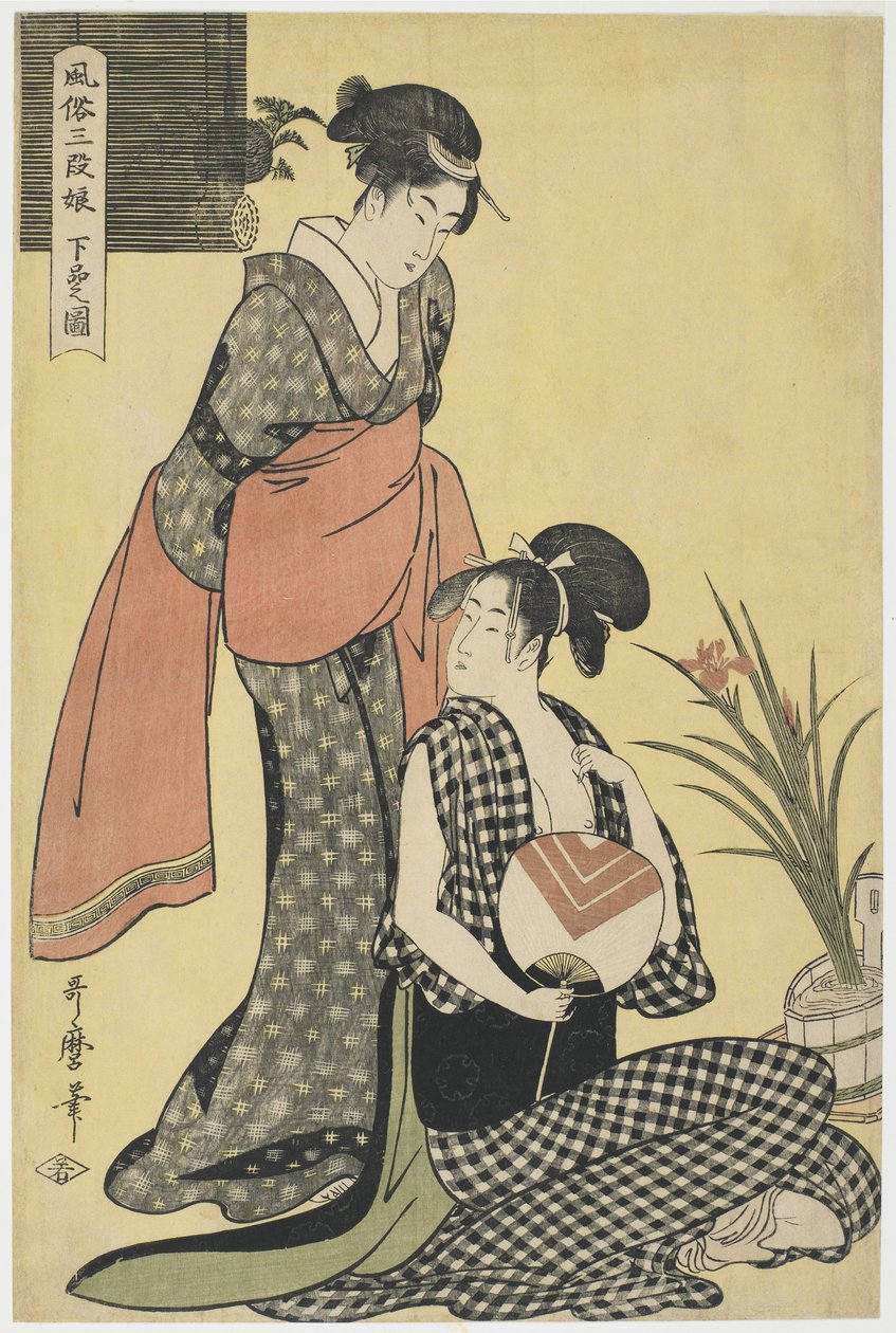 "Obraz nižší třídy" od Kitagawa Utamaro